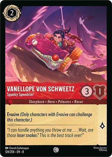 Vanellope Von Schweetz Spunky Speedster 124/204 (Reign of Jafar)  | Good Games Adelaide SA