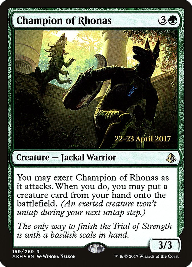 Champion of Rhonas [Amonkhet Promos] | Good Games Adelaide SA