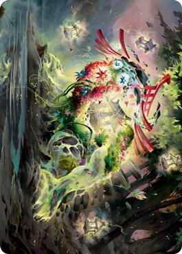 Go Shintai of Lifes Origin Art Card 26 (Art Series: Kamigawa: Neon Dynasty)  | Good Games Adelaide SA