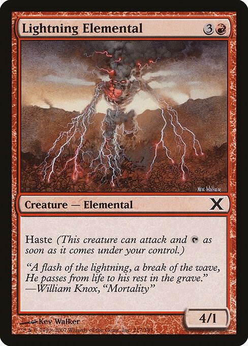 Lightning Elemental 217 (10th Edition)  | Good Games Adelaide SA