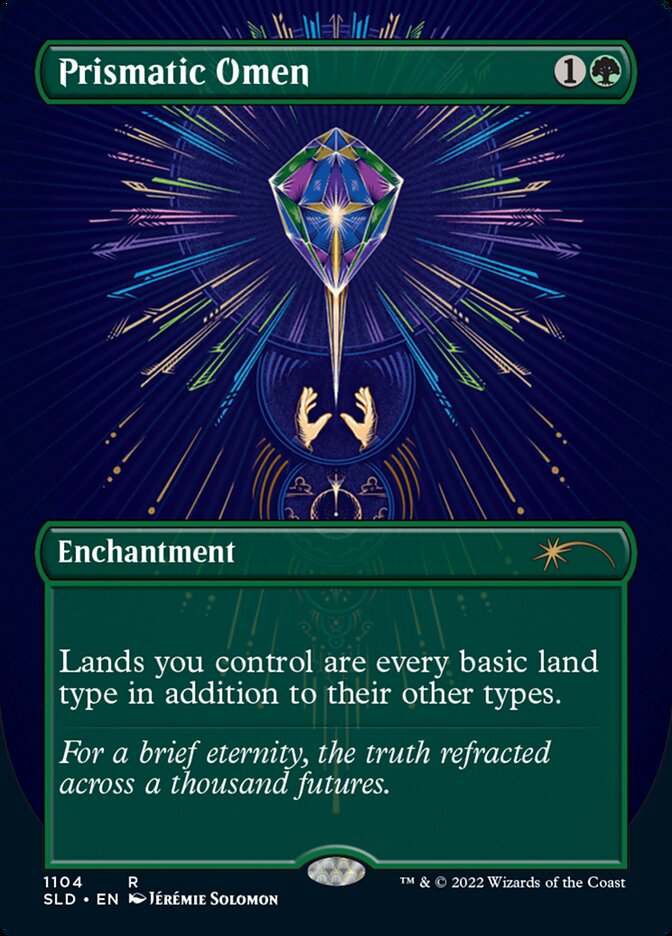 Prismatic Omen (Borderless) [Secret Lair Drop Series] | Good Games Adelaide SA