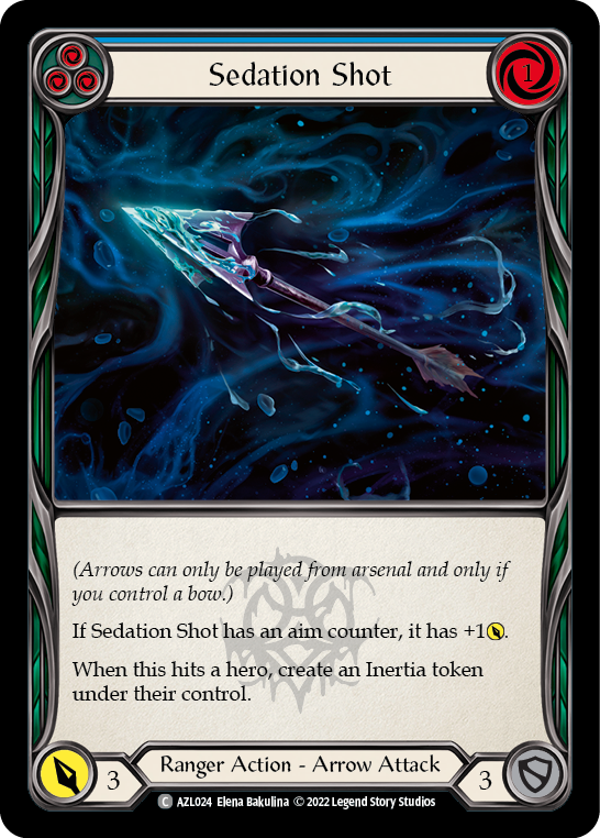 Sedation Shot (Blue) [AZL024] (Outsiders Azalea Blitz Deck) | Good Games Adelaide SA