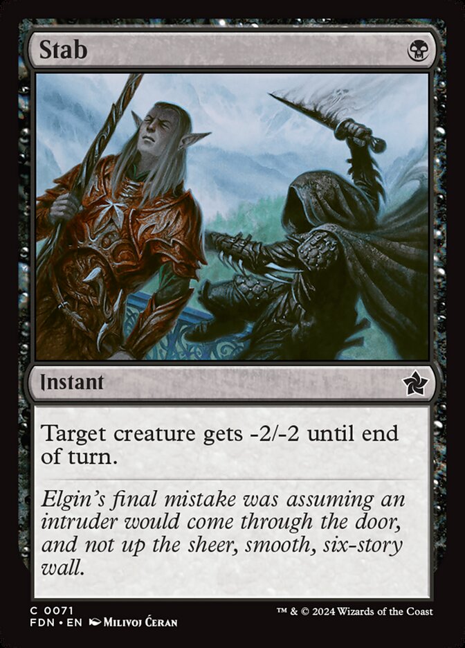 Stab 71 (Foundations)  - Foil | Good Games Adelaide SA