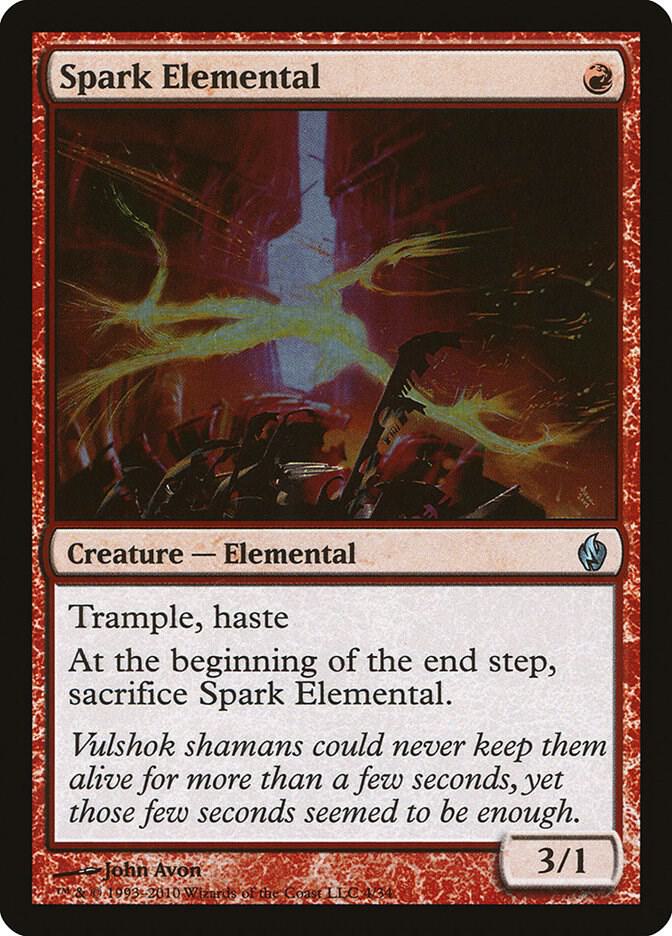 Spark Elemental 4 (Premium Deck Series: Fire and Lightning)  - Foil | Good Games Adelaide SA