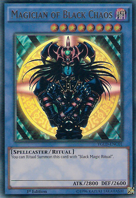Magician of Black Chaos [YGLD-ENC01] Ultra Rare | Good Games Adelaide SA