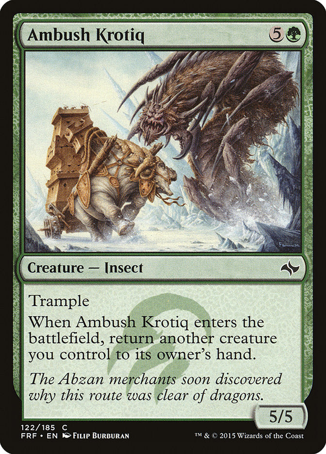 Ambush Krotiq 122 (Fate Reforged)  - Foil | Good Games Adelaide SA