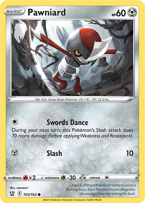 Pawniard 103/163 (SWSH05: Battle Styles)  | Good Games Adelaide SA