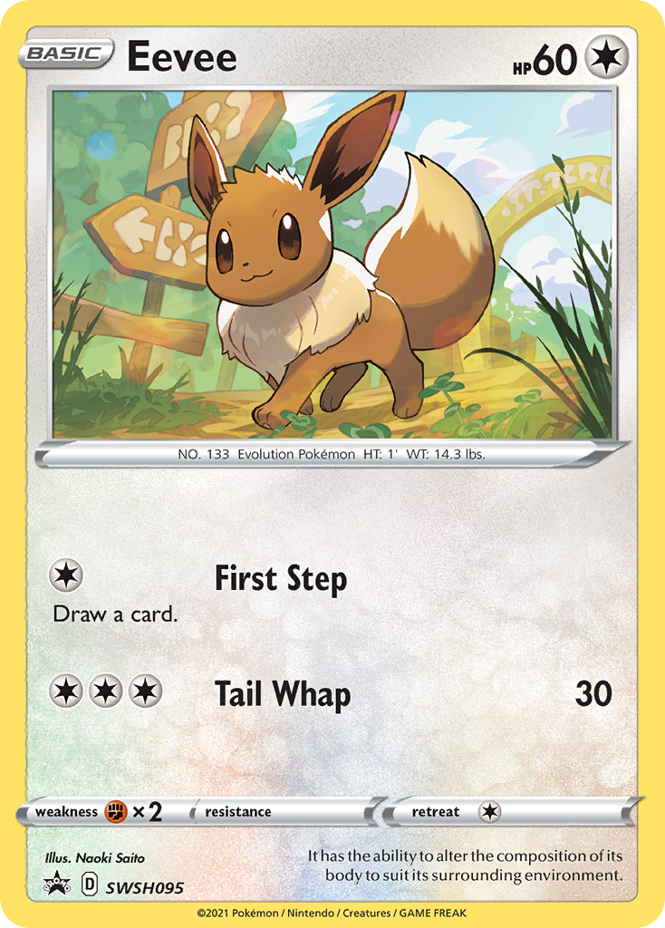 Eevee (SWSH095) [Sword & Shield: Black Star Promos] | Good Games Adelaide SA