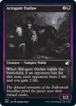 Arrogant Outlaw 84 (Innistrad: Double Feature)  - Foil | Good Games Adelaide SA