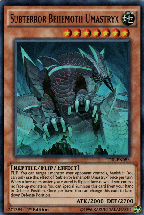Subterror Behemoth Umastryx [TDIL-EN083] Ultra Rare | Good Games Adelaide SA