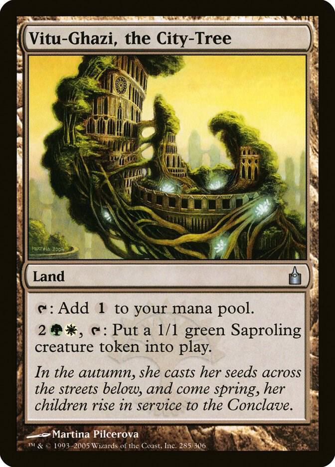 Vitu-Ghazi, the City-Tree 285/306 (Ravnica: City of Guilds)  - Foil | Good Games Adelaide SA
