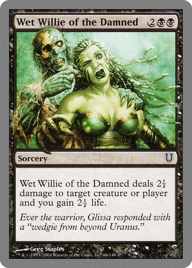 Wet Willie of the Damned 66 (Unhinged)  - Foil | Good Games Adelaide SA