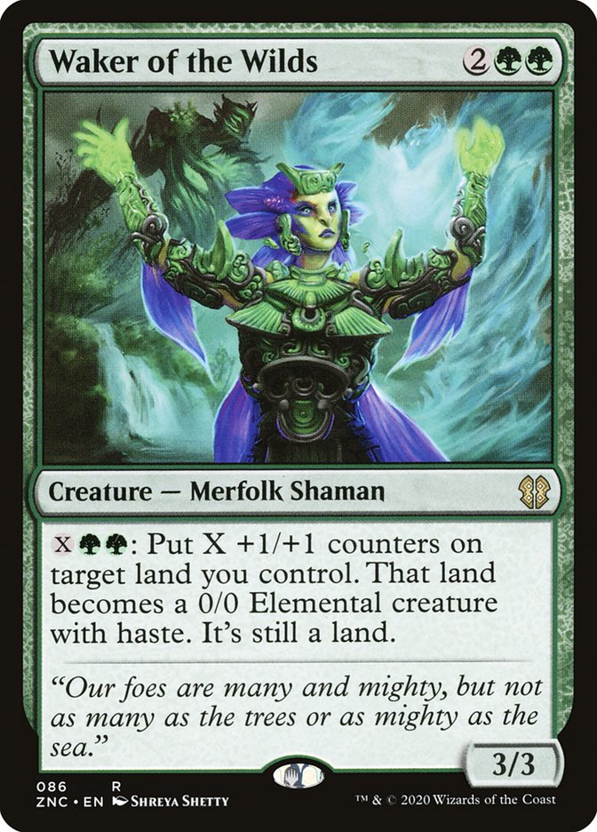 Waker of the Wilds 86 (Commander: Zendikar Rising)  | Good Games Adelaide SA