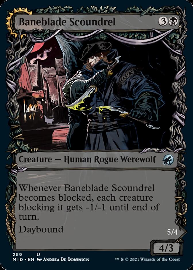 Baneblade Scoundrel // Baneclaw Marauder (Showcase Equinox) [Innistrad: Midnight Hunt] | Good Games Adelaide SA