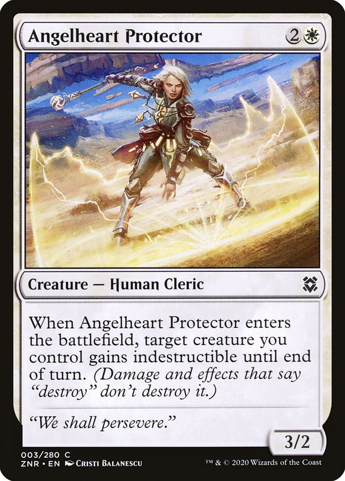 Angelheart Protector 3/280 (Zendikar Rising)  - Foil | Good Games Adelaide SA