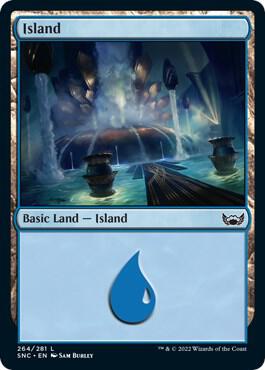Island 264 264 (Streets of New Capenna)  - Foil | Good Games Adelaide SA