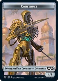 Construct // Soldier Double-sided Token [Core Set 2021 Tokens] | Good Games Adelaide SA