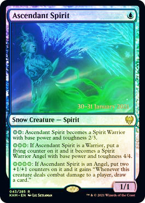 Ascendant Spirit  [Kaldheim Prerelease Promos] | Good Games Adelaide SA