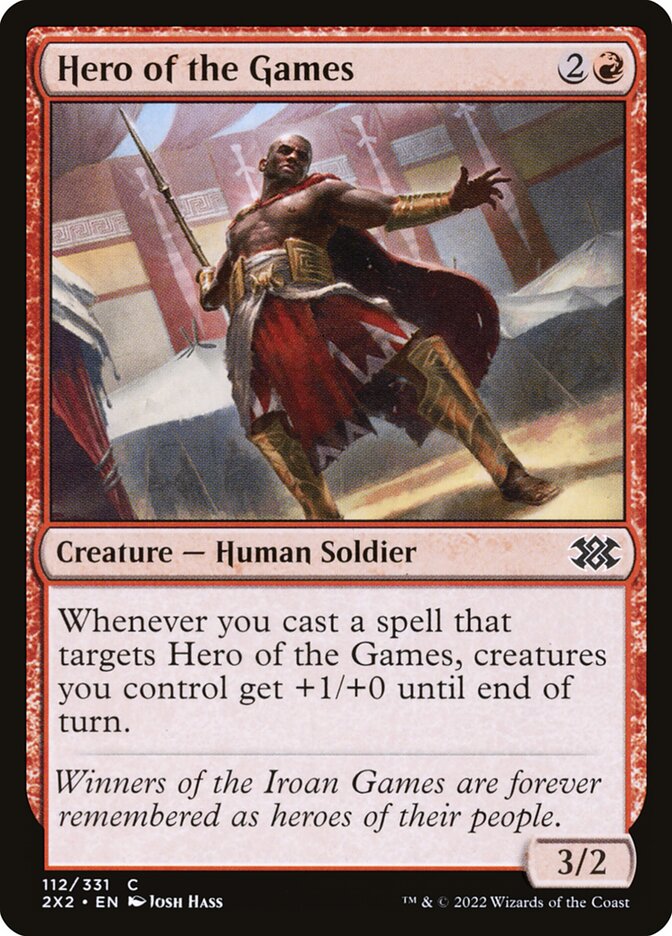Hero of the Games 112 (Double Masters 2022)  - Foil | Good Games Adelaide SA