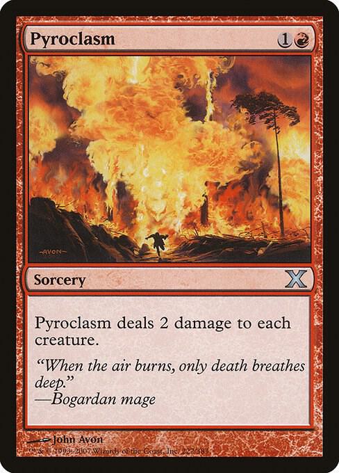 Pyroclasm 222 (10th Edition)  - Foil | Good Games Adelaide SA