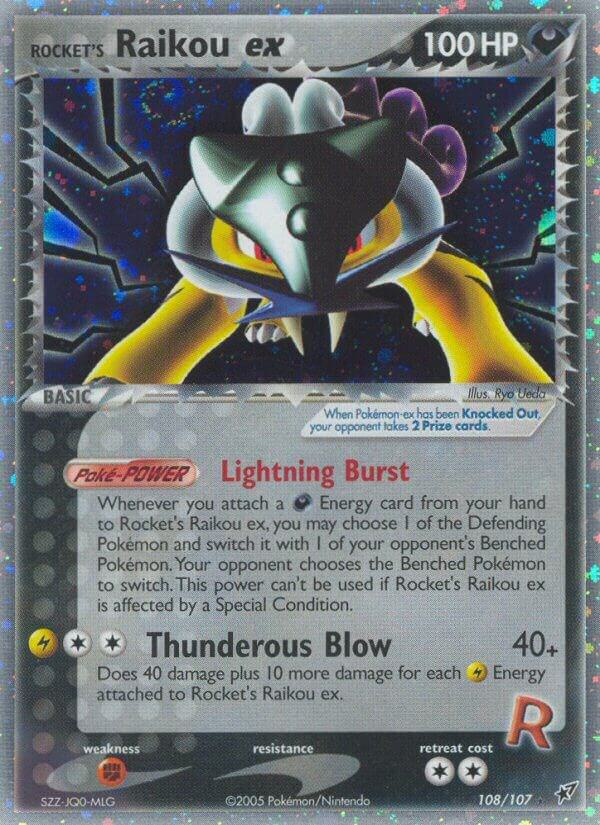 Rockets Raikou ex 108/107 (Deoxys)  - Holofoil | Good Games Adelaide SA
