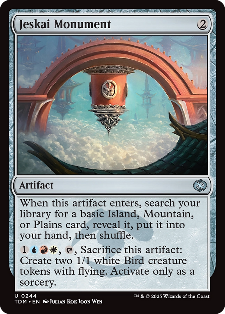 Jeskai Monument [Tarkir: Dragonstorm] | Good Games Adelaide SA