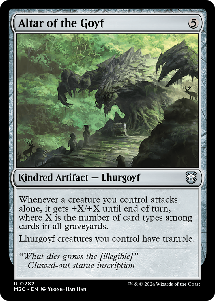 Altar of the Goyf (Ripple Foil) [Modern Horizons 3 Commander] | Good Games Adelaide SA