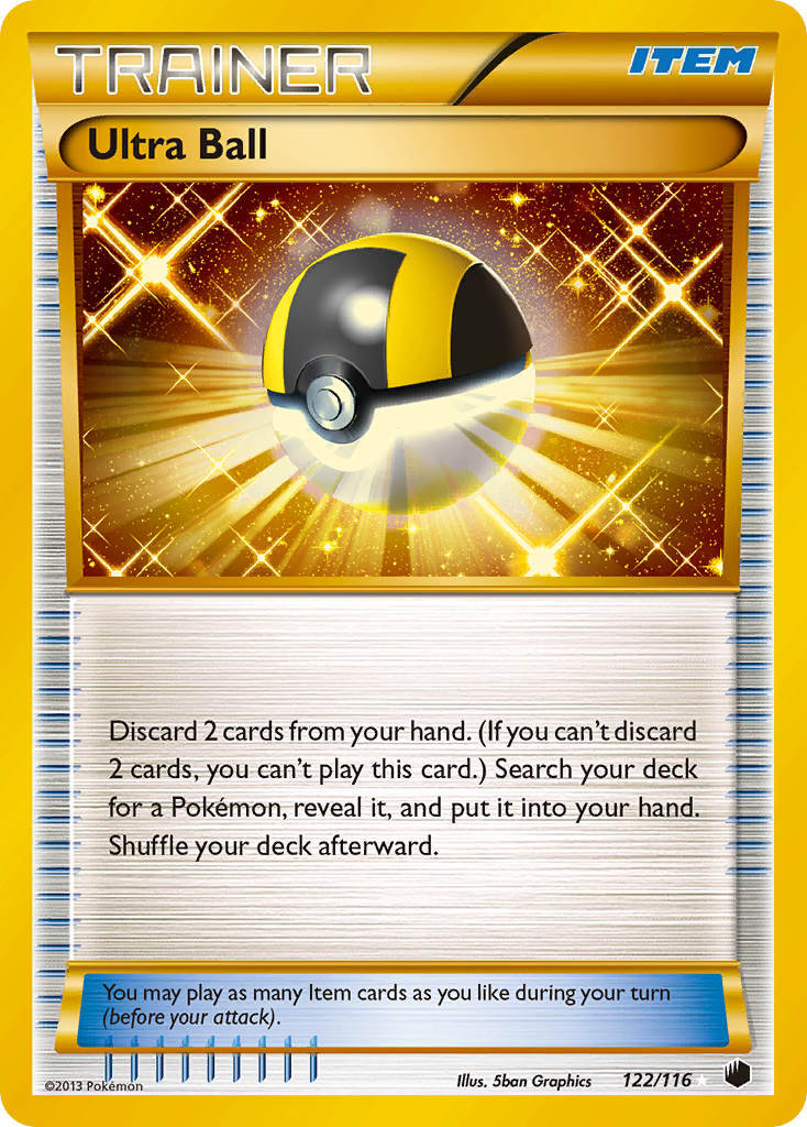 Ultra Ball (122/116) [Black & White: Plasma Freeze] | Good Games Adelaide SA