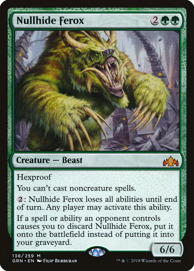 Nullhide Ferox 138 (Guilds of Ravnica)  | Good Games Adelaide SA