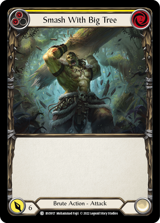 Smash With Big Tree (Yellow) [RVD017] (Classic Battles: Rhinar vs Dorinthea) | Good Games Adelaide SA