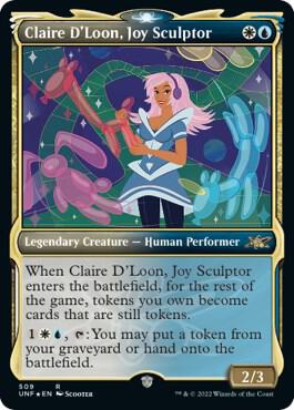 Claire DLoon Joy Sculptor Showcase Galaxy Foil 509 (Unfinity)  - Foil | Good Games Adelaide SA