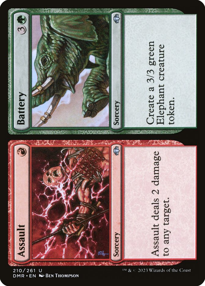 Assault // Battery 210 (Dominaria Remastered)  - Foil | Good Games Adelaide SA