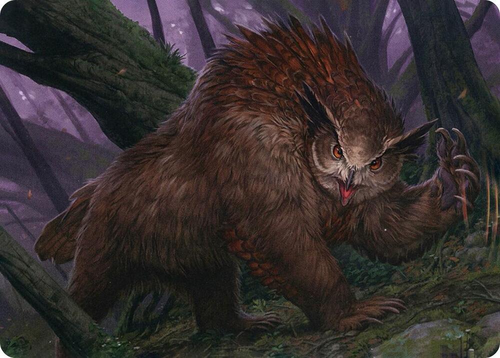 Owlbear Art Card 15 (Art Series: Adventures in the Forgotten Realms)  | Good Games Adelaide SA