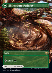 Darkbore Pathway // Slitherbore Pathway (Borderless Alternate Art) [Kaldheim] | Good Games Adelaide SA