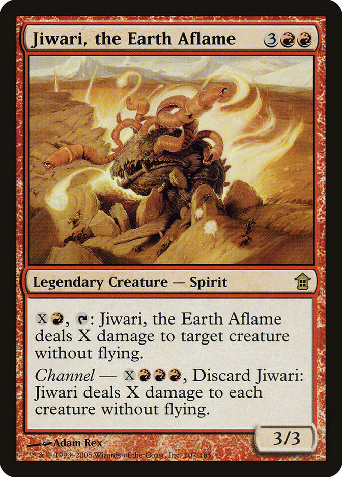 Jiwari, the Earth Aflame 107 (Saviors of Kamigawa)  - Foil | Good Games Adelaide SA