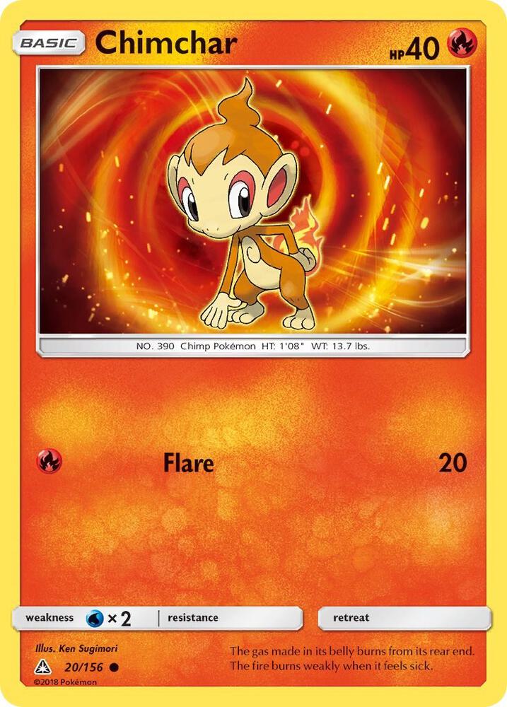 Chimchar 20/156 (SM - Ultra Prism)  | Good Games Adelaide SA