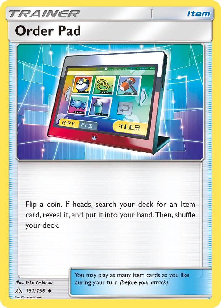 Order Pad 131/156 (SM - Ultra Prism)  | Good Games Adelaide SA