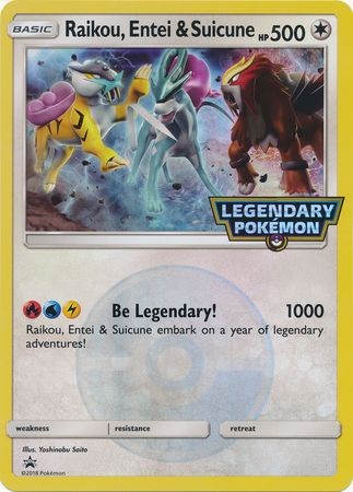 Raikou, Entei & Suicune (Jumbo Card) [Miscellaneous Cards] | Good Games Adelaide SA