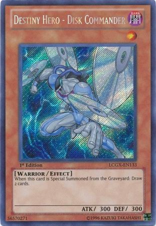 Destiny HERO - Disk Commander [LCGX-EN133] Secret Rare | Good Games Adelaide SA