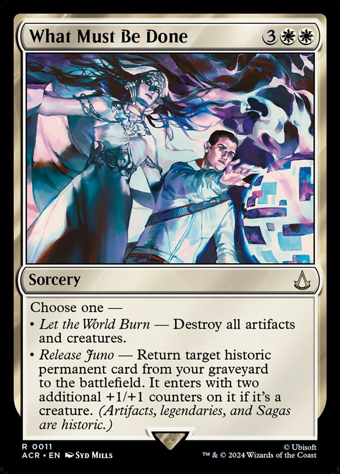 What Must Be Done 11 (Universes Beyond: Assassin's Creed)  - Foil | Good Games Adelaide SA