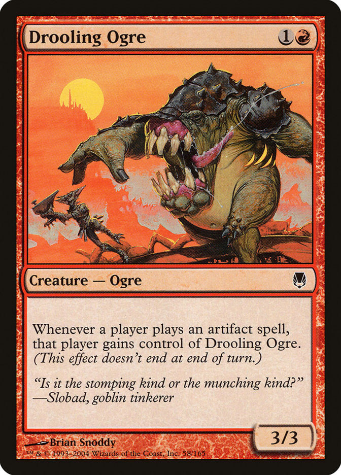 Drooling Ogre 58 (Darksteel)  - Foil | Good Games Adelaide SA