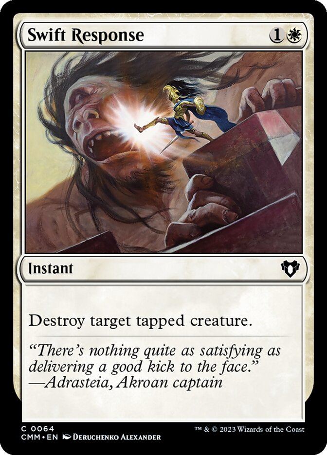 Swift Response 64 (Commander Masters)  - Foil | Good Games Adelaide SA