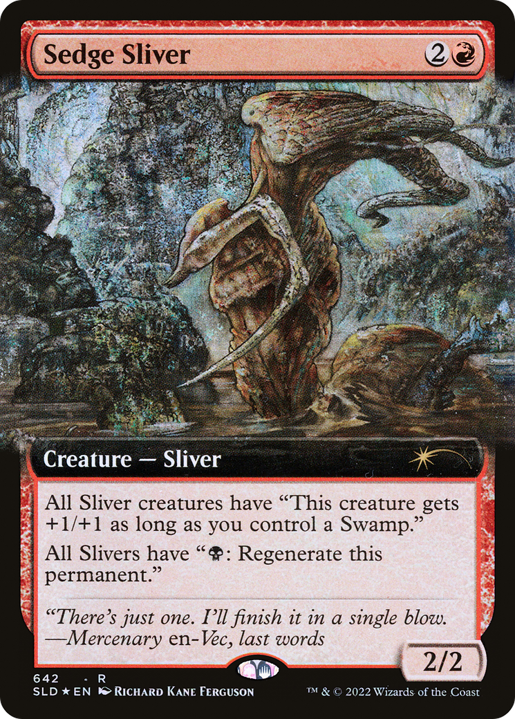 Sedge Sliver (Extended Art) [Secret Lair Drop Promos] | Good Games Adelaide SA