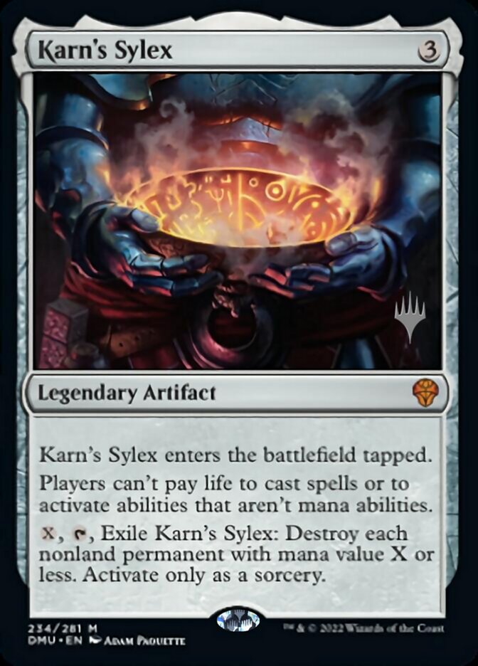 Karn's Sylex (Promo Pack) [Dominaria United Promos] | Good Games Adelaide SA