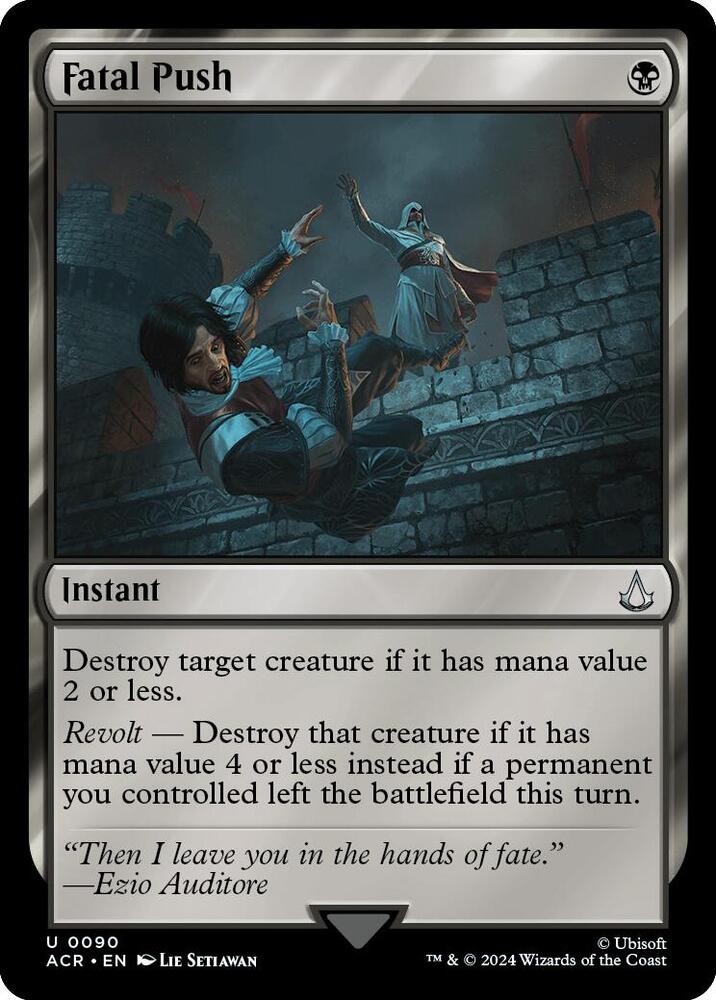 Fatal Push 90 (Universes Beyond: Assassin's Creed)  - Foil | Good Games Adelaide SA