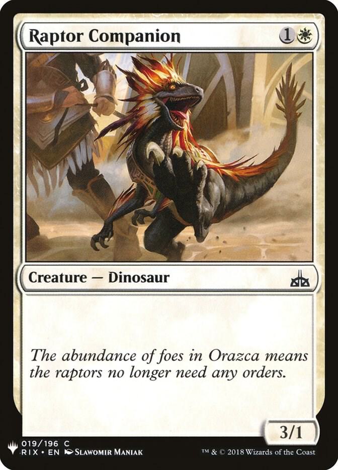 Raptor Companion 19 (The List Reprints)  | Good Games Adelaide SA