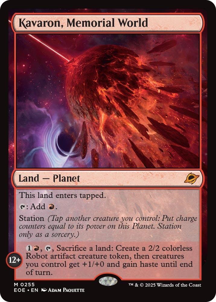 Kavaron, Memorial World 255 (Edge of Eternities)  - Foil | Good Games Adelaide SA