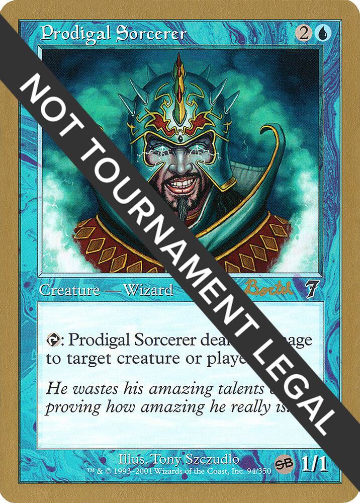 Prodigal Sorcerer 2001 Alex Borteh 7ED SB  (World Championship Decks)  | Good Games Adelaide SA