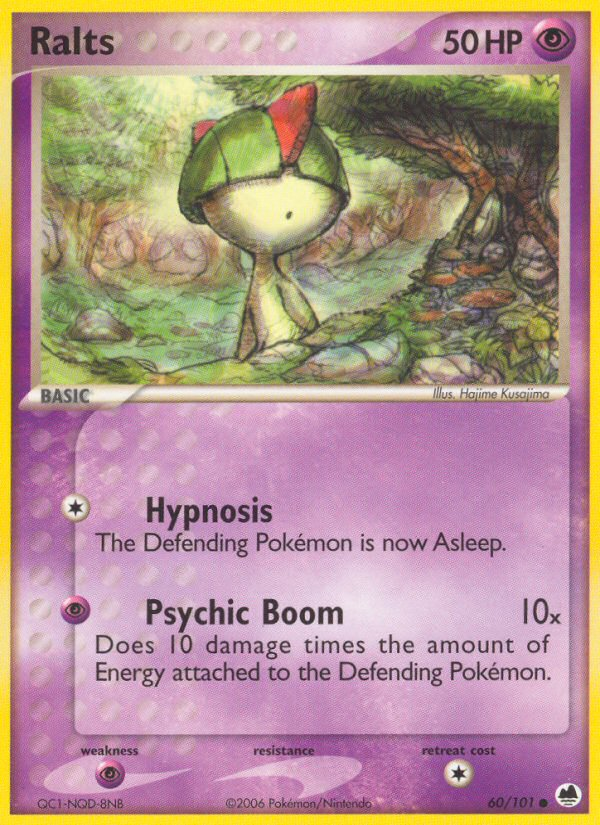 Ralts (60/101) [EX: Dragon Frontiers] | Good Games Adelaide SA