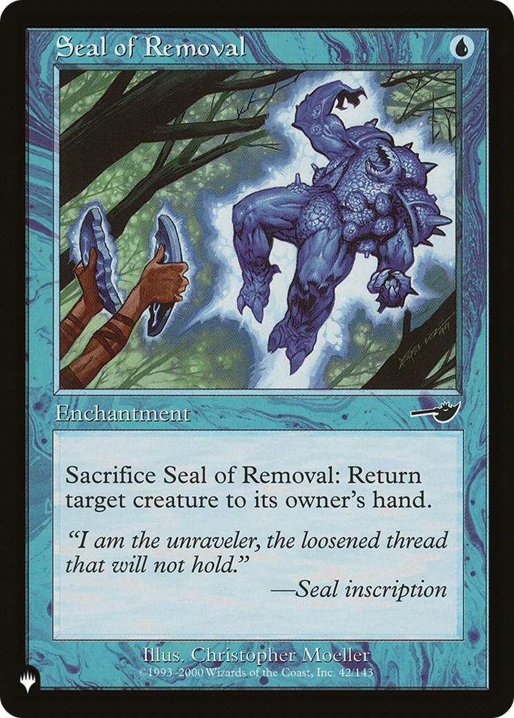 Seal of Removal [The List Reprints] | Good Games Adelaide SA